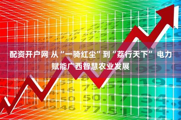 配资开户网 从“一骑红尘”到“荔行天下” 电力赋能广西智慧农业发展