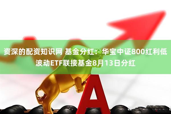 资深的配资知识网 基金分红：华宝中证800红利低波动ETF联接基金8月13日分红